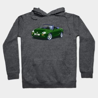 MG MGF Car in BRG Hoodie